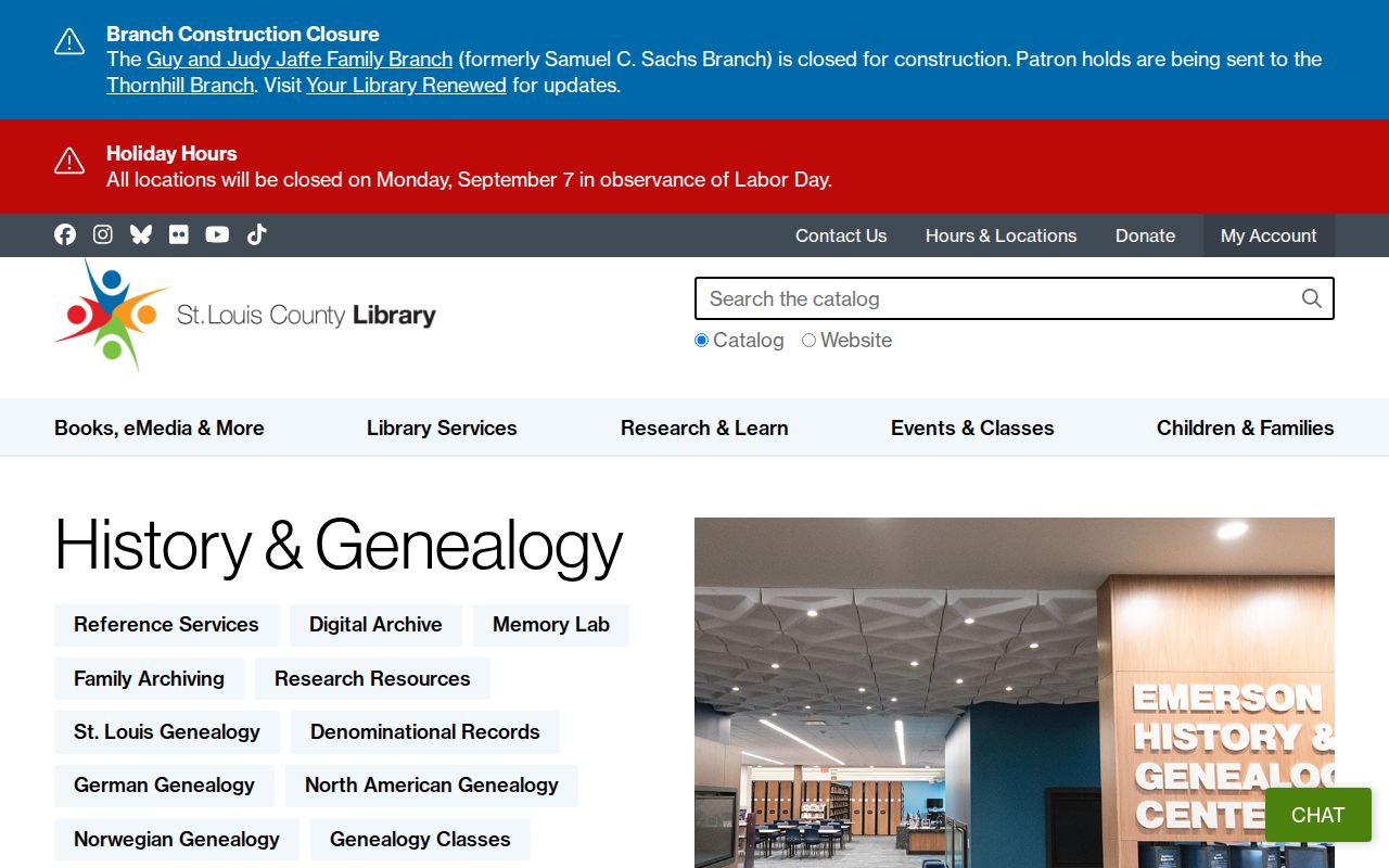 Florissant city directory research at St. Louis County Library History and Genealogy